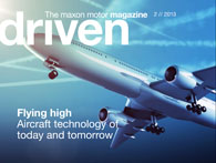 "driven" 2//2013의 주요 테마는 항공우주기술입니다